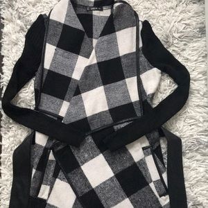 Chic buffalo check jacket.